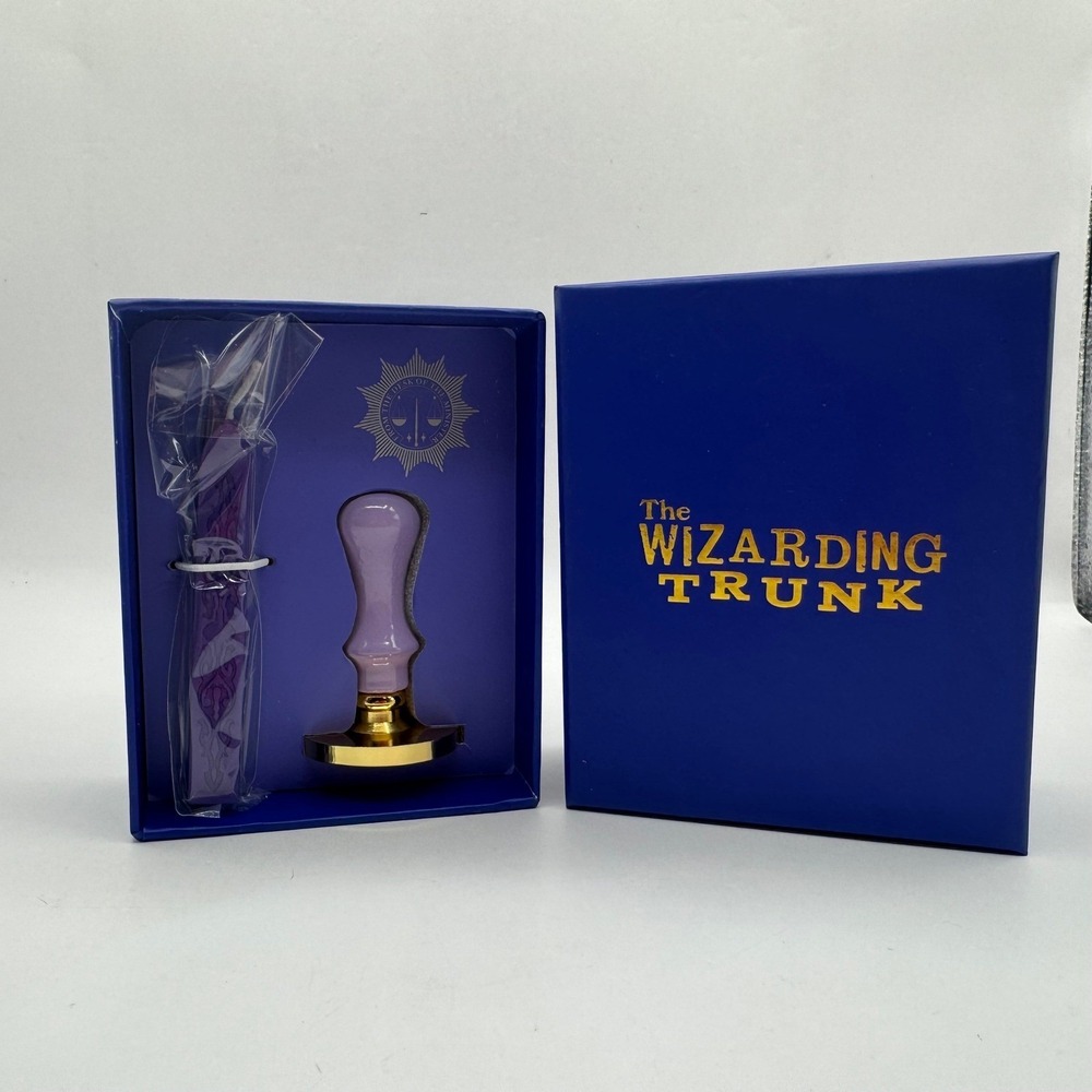 The Wizarding Trunk Wax Seal Stamp Kit Unisex OS Purple New Minister of Magic
